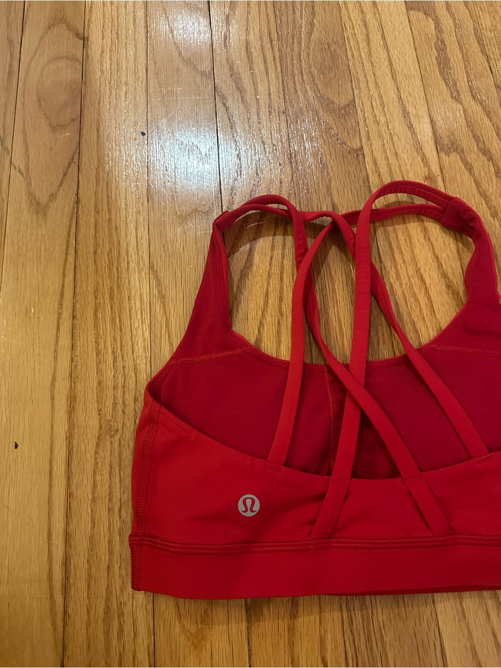 lululemon athletica Red Strappy Energy Sports Bra - Size 4