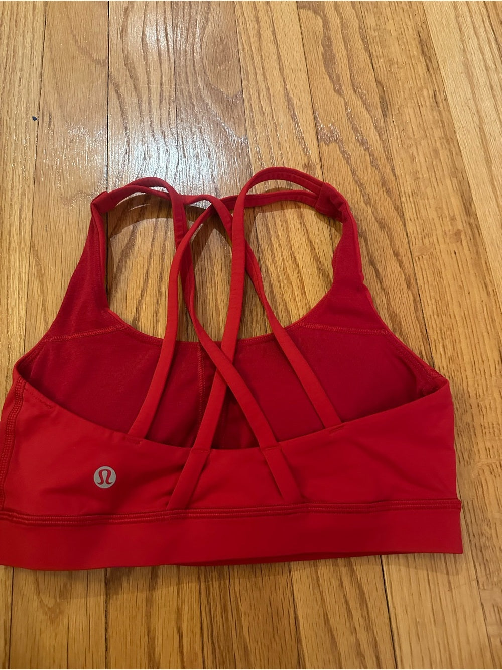 lululemon athletica Red Strappy Energy Sports Bra - Size 4