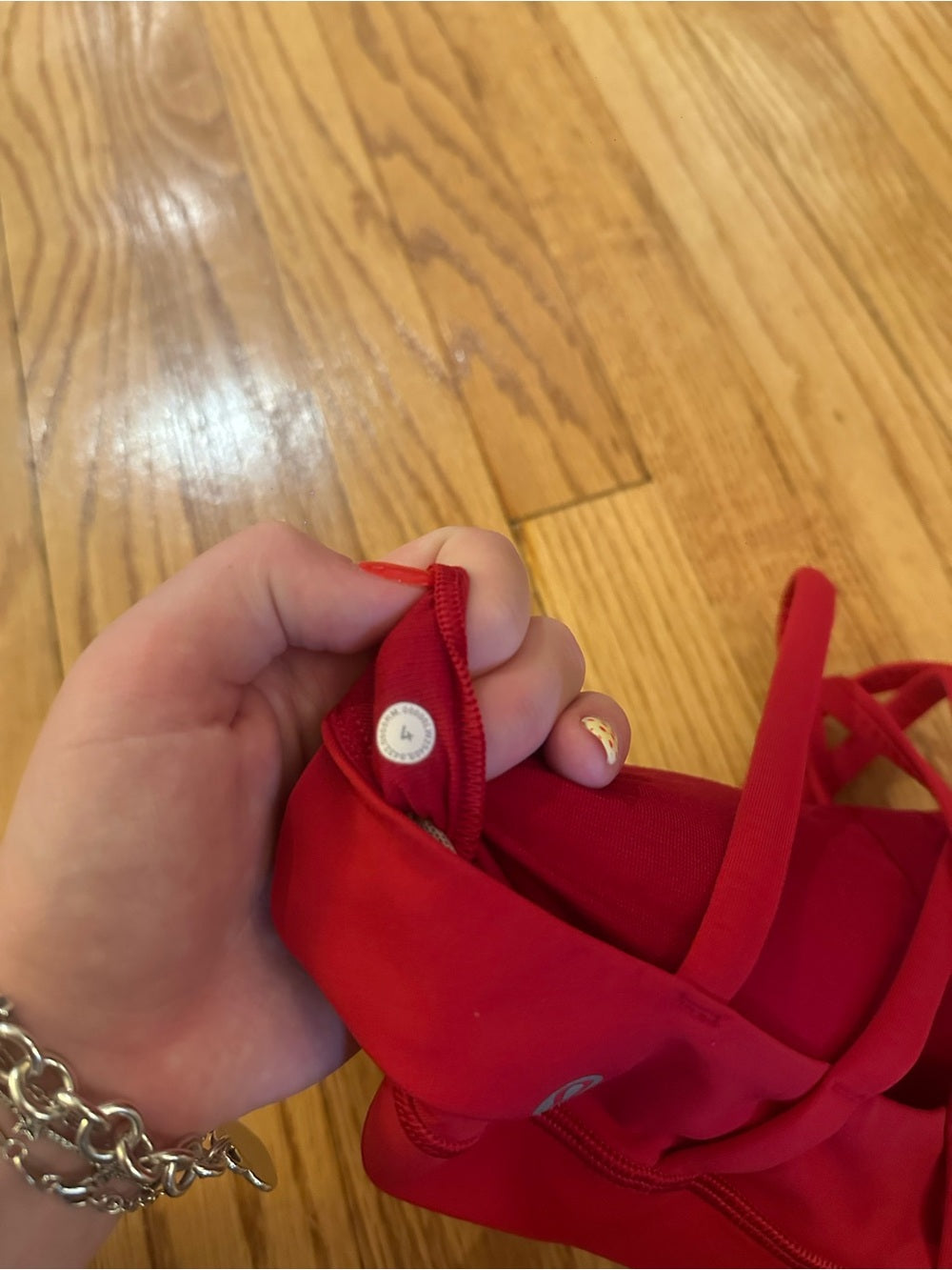 lululemon athletica Red Strappy Energy Sports Bra - Size 4