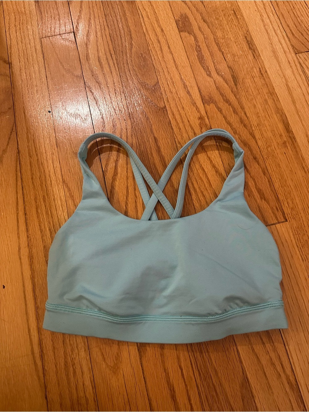 lululemon athletica Turquoise Cross-Back Energy Sports Bra -Size 4