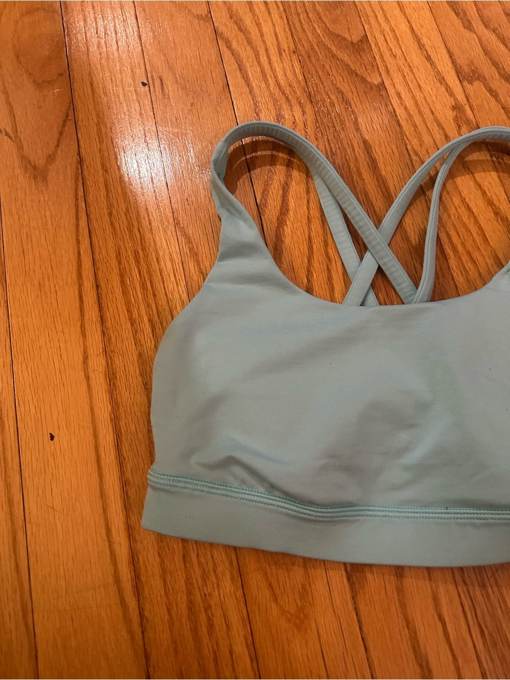 lululemon athletica Turquoise Cross-Back Energy Sports Bra -Size 4