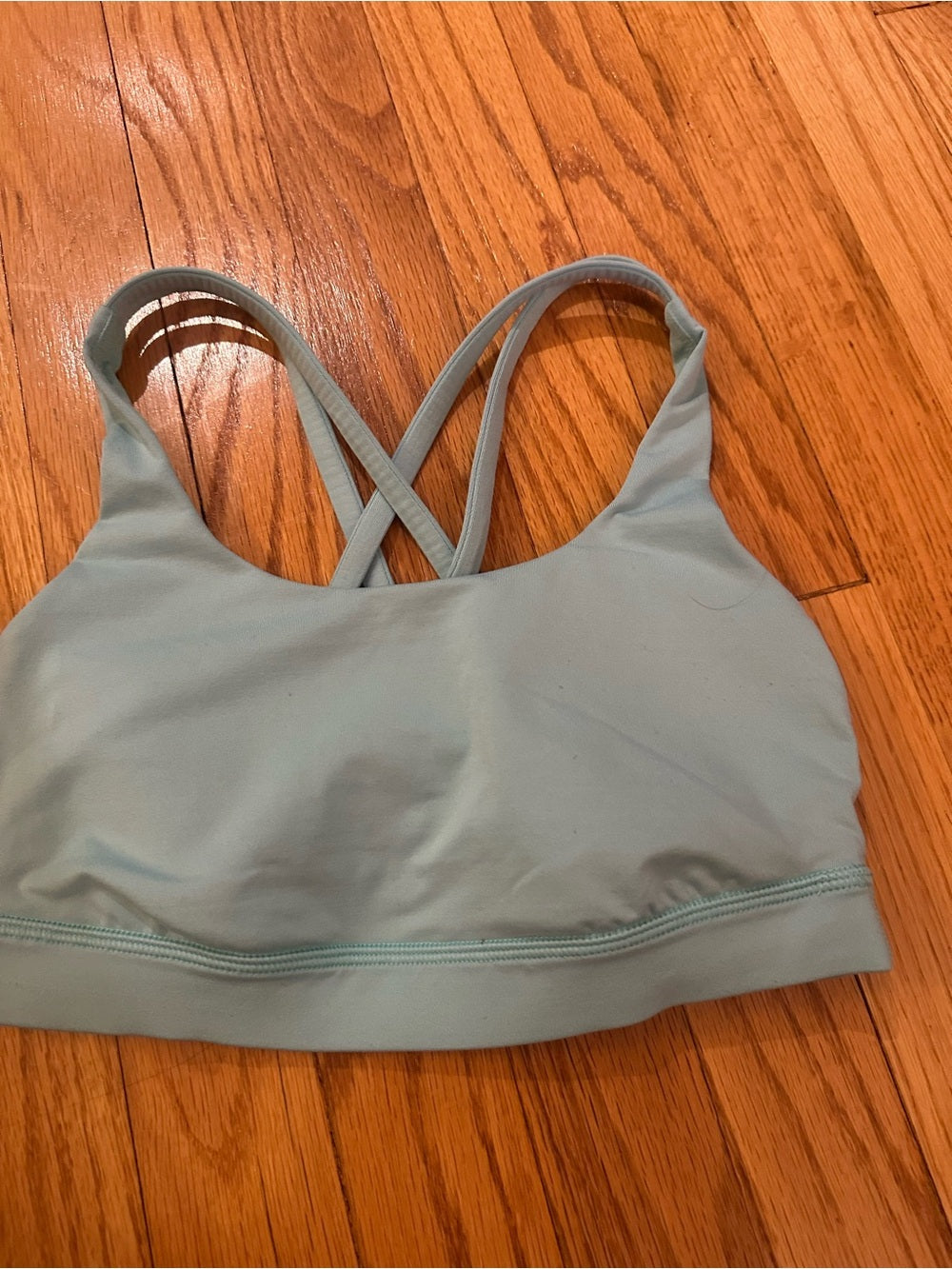 lululemon athletica Turquoise Cross-Back Energy Sports Bra -Size 4