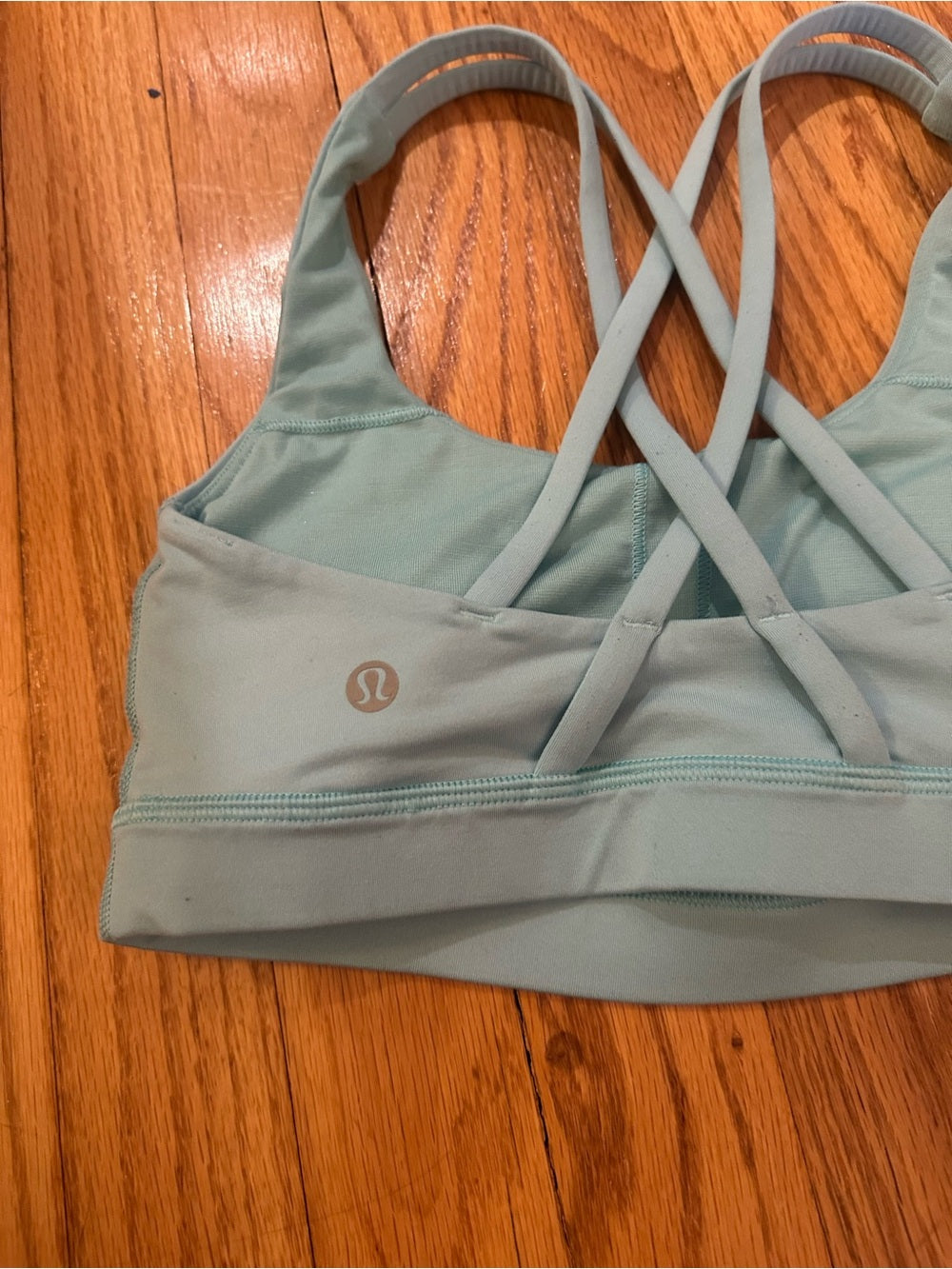 lululemon athletica Turquoise Cross-Back Energy Sports Bra -Size 4