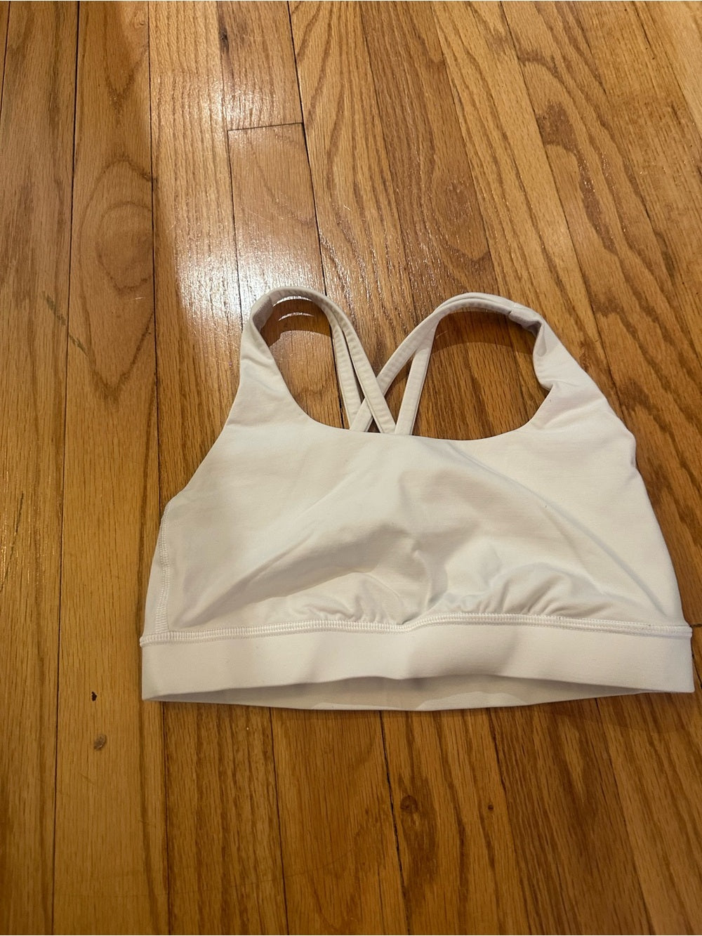 lululemon athletica White Energy Sports Bra Size 4