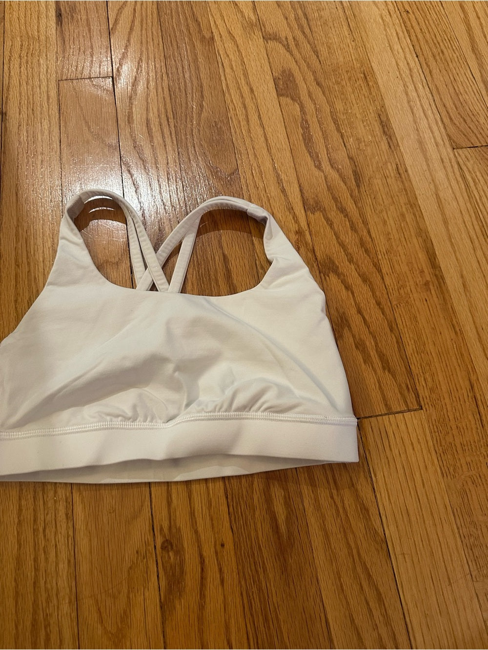lululemon athletica White Energy Sports Bra Size 4