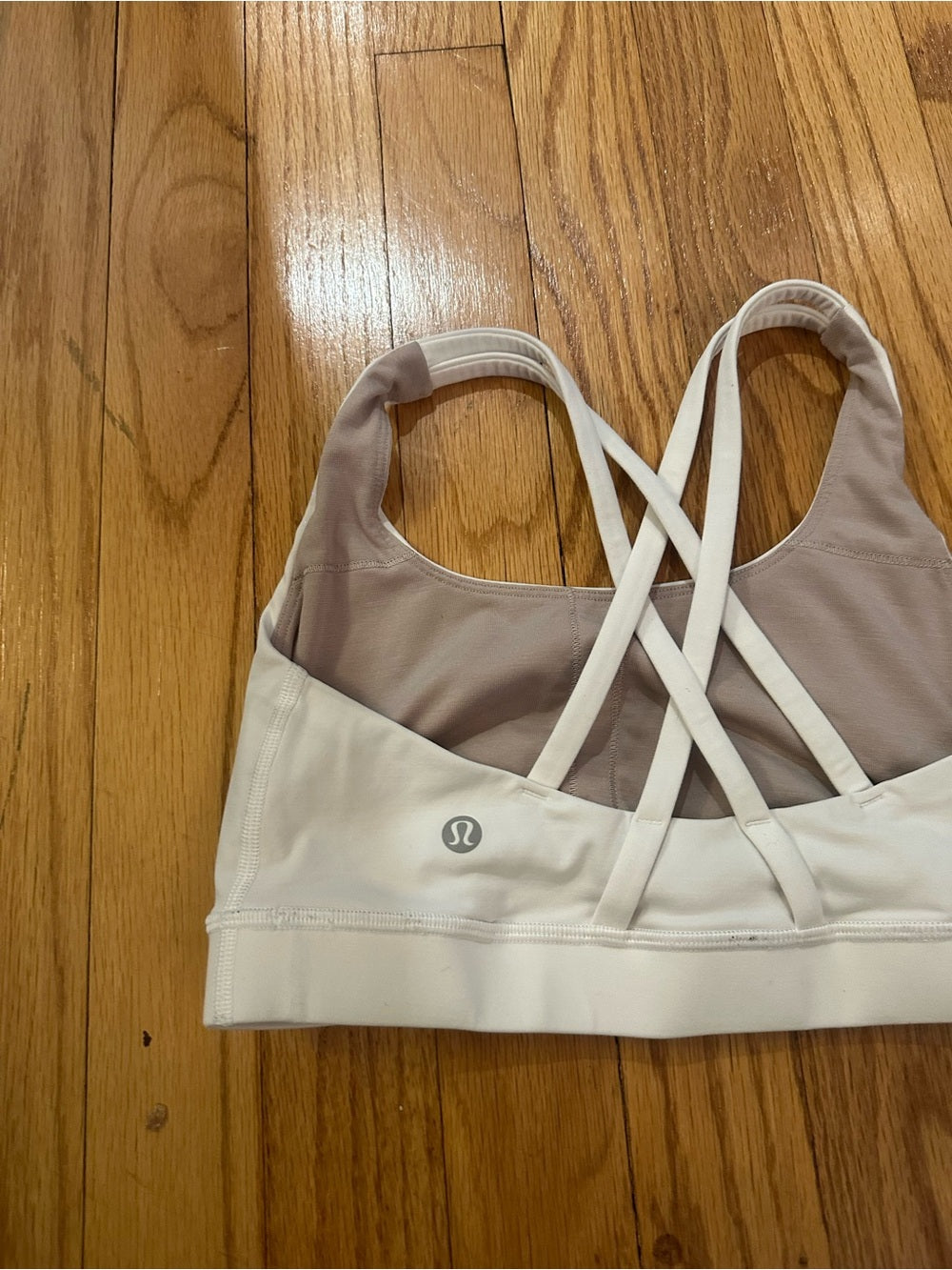 lululemon athletica White Energy Sports Bra Size 4