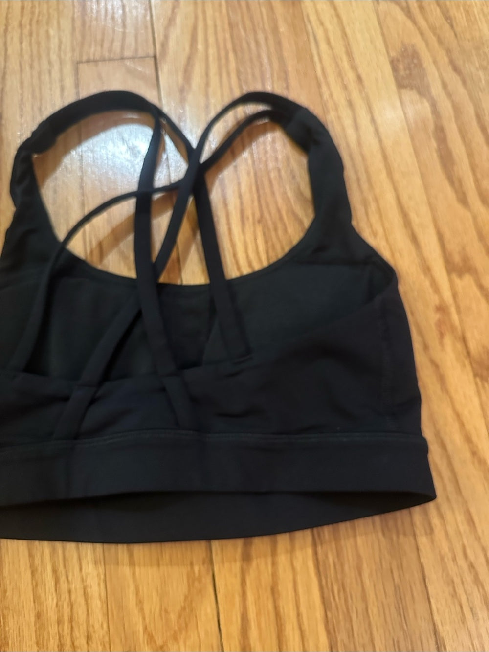 Lululemon athletica Black Strappy Energy Sports Bra - Size 4