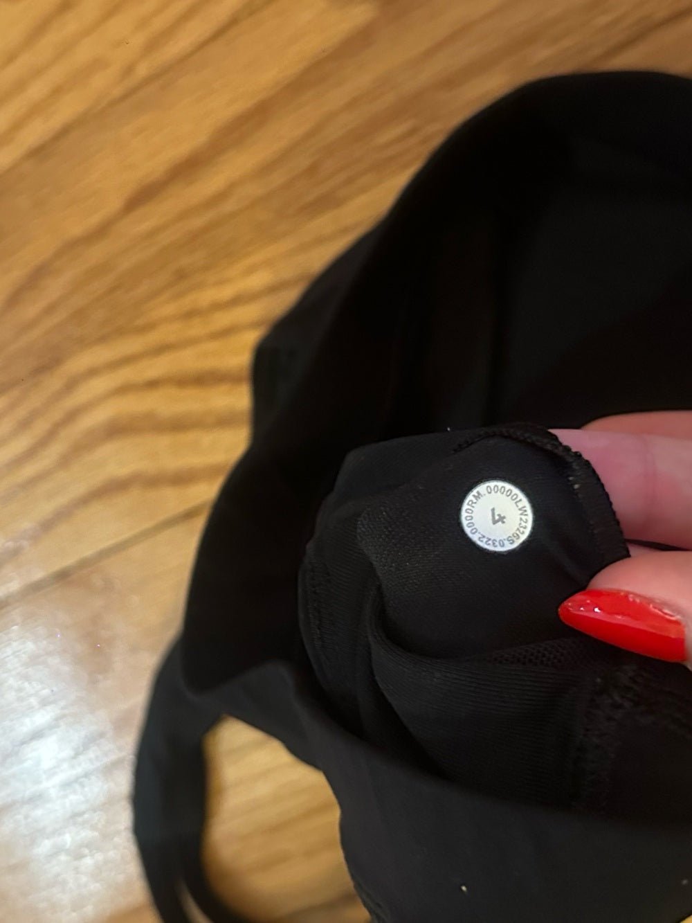 Lululemon athletica Black Strappy Energy Sports Bra - Size 4
