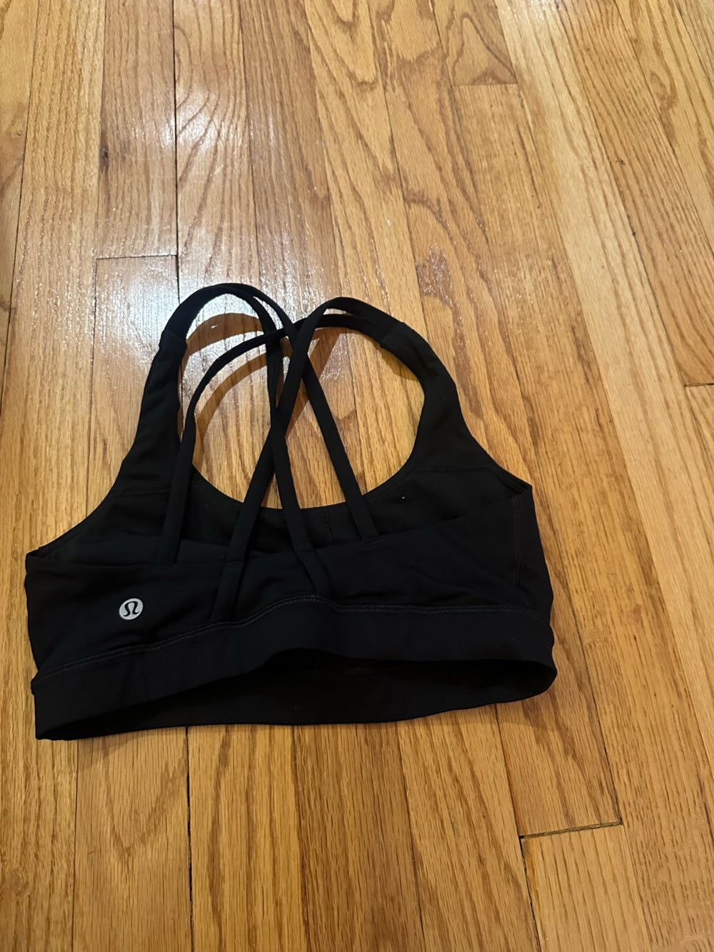 lululemon athletica Black Strappy Energy Sports Bra -Size 4