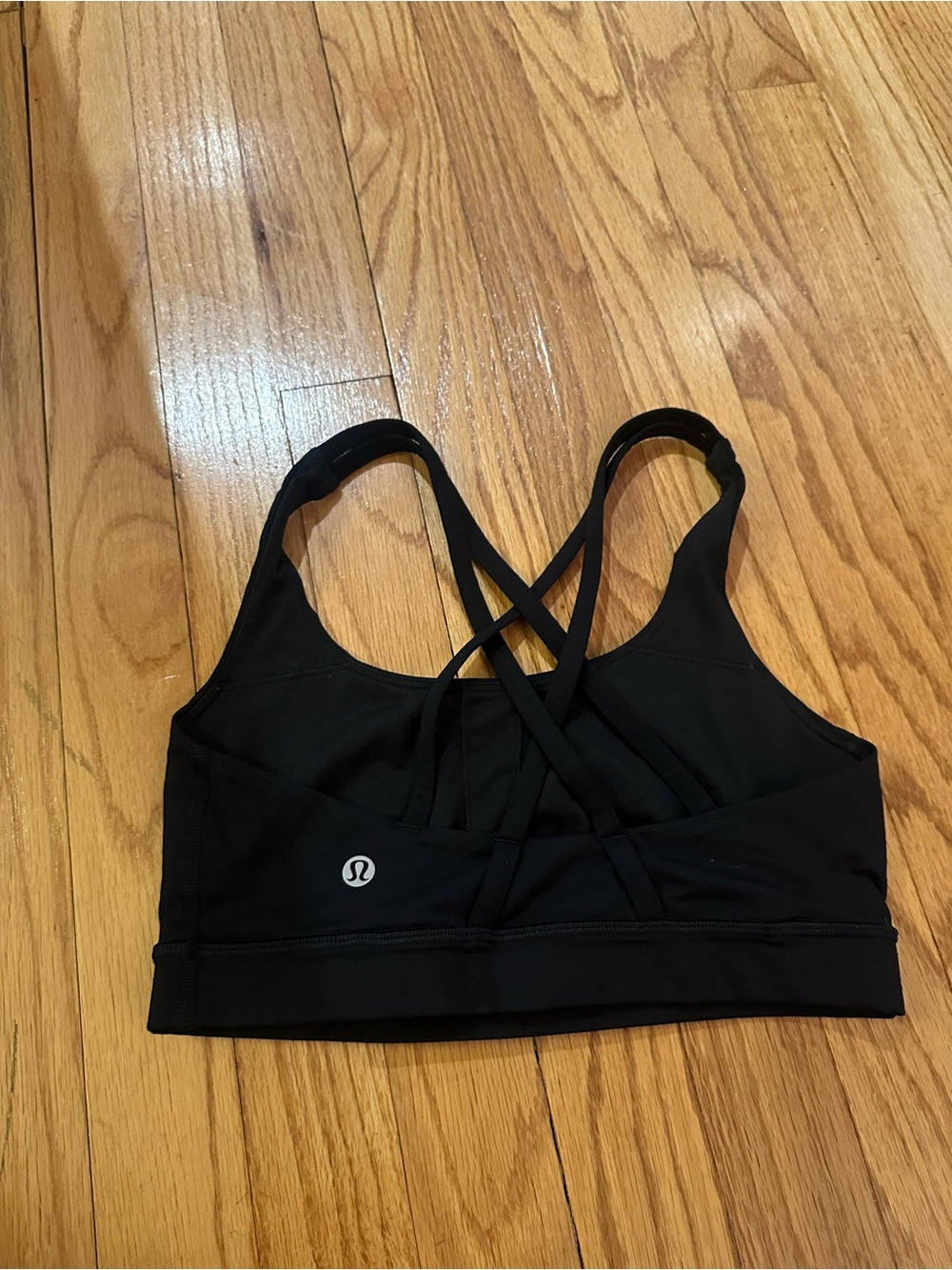 lululemon athletica Black Strappy Energy Sports Bra - Size 4