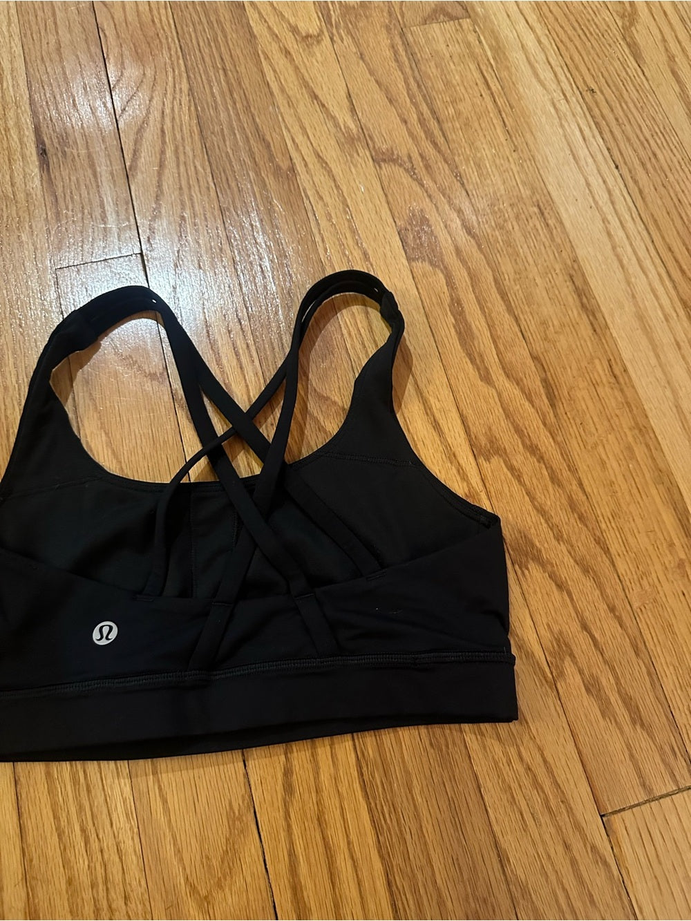 lululemon athletica Black Strappy Energy Sports Bra - Size 4