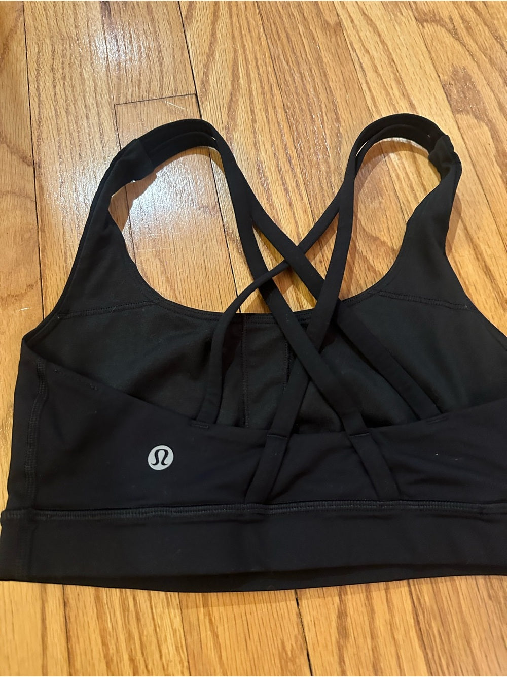 lululemon athletica Black Strappy Energy Sports Bra - Size 4