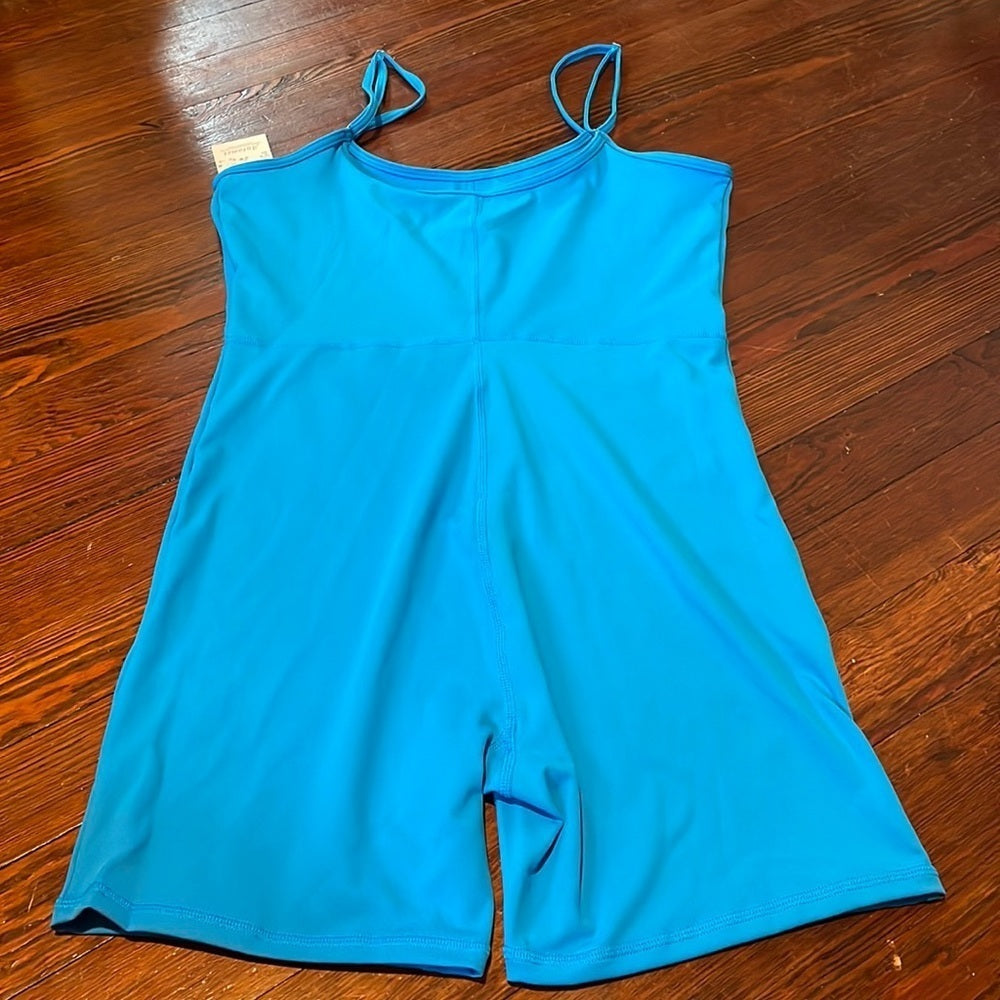 NWT Automet Women’s Blue Athletic Romper Size L