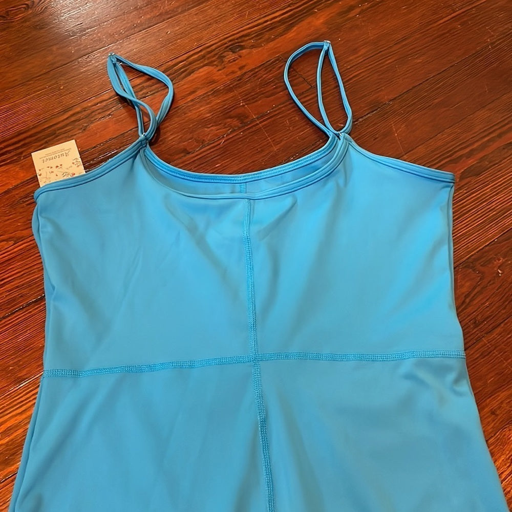 NWT Automet Women’s Blue Athletic Romper Size L