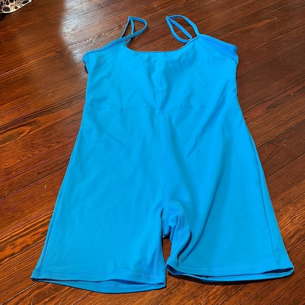 NWT Automet Women’s Blue Athletic Romper Size L