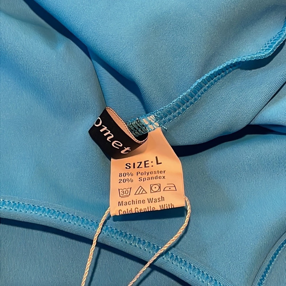 NWT Automet Women’s Blue Athletic Romper Size L