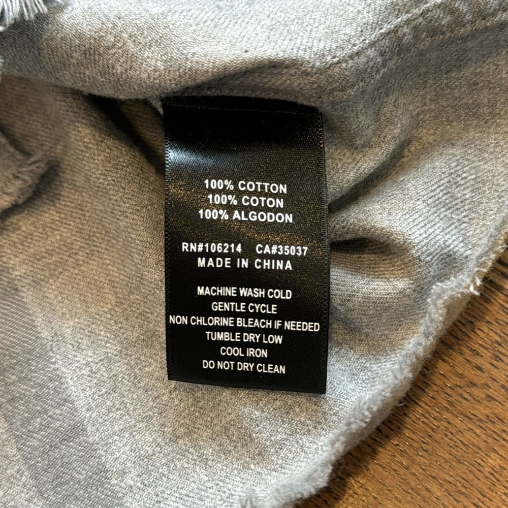 NWT Joe’s Collection Women’s Flannel Grey Size Medium