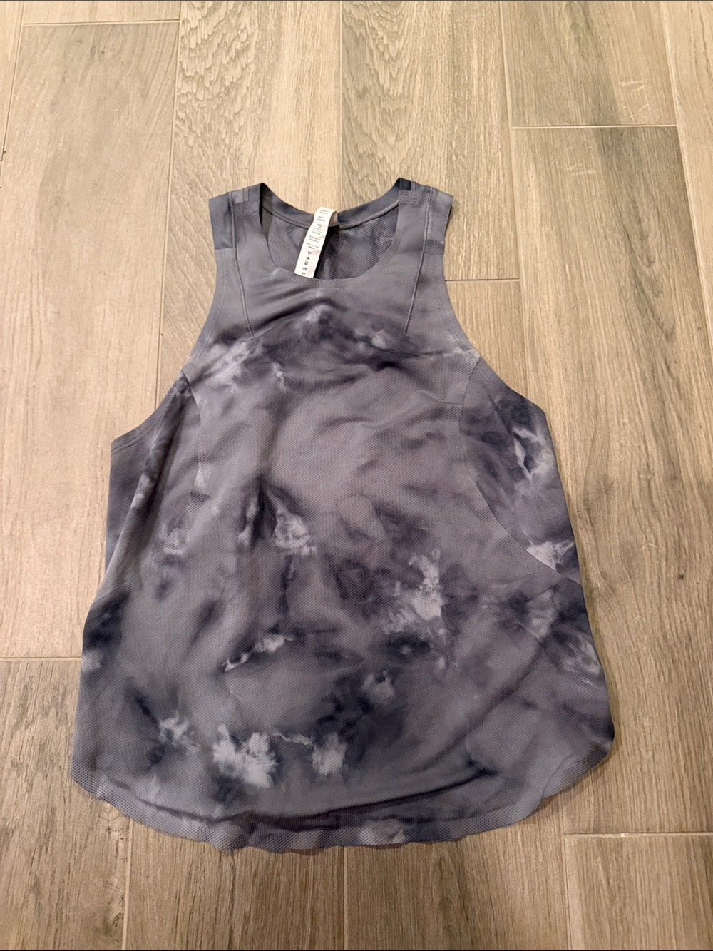 Lululemon Tie-Dye Gray Racerback Tank Top Size 4