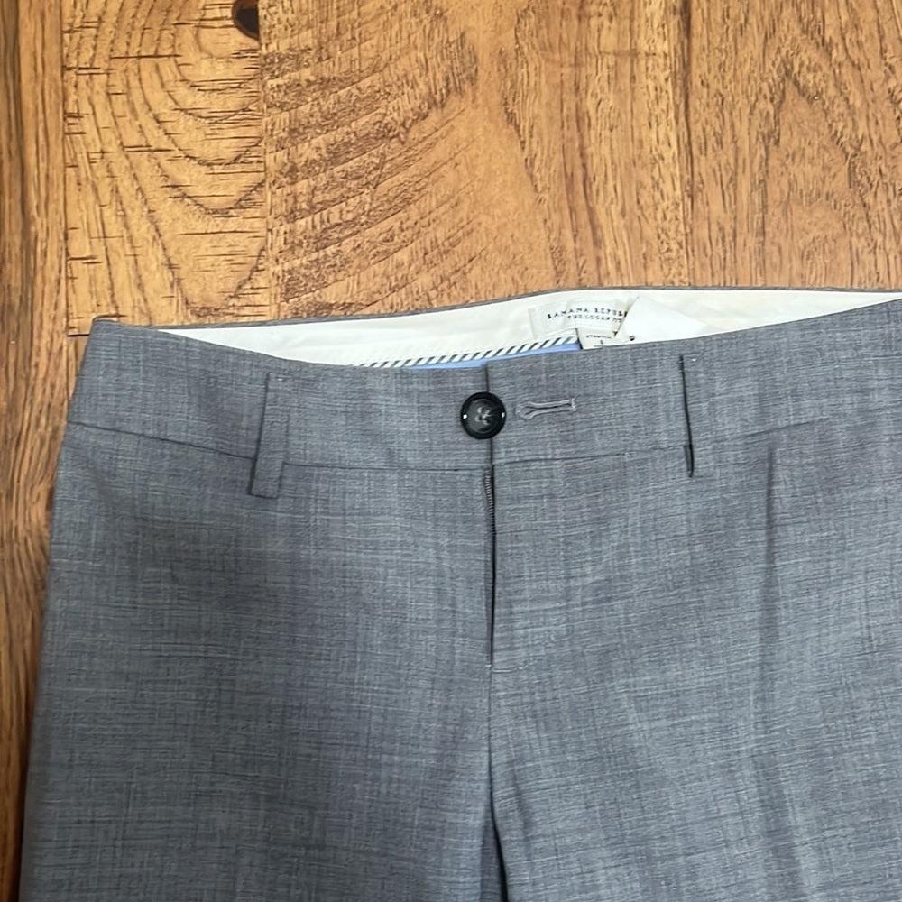 NWT Banana Republic Women’s The Logan Fit Stretch Grey Trousers Size 4