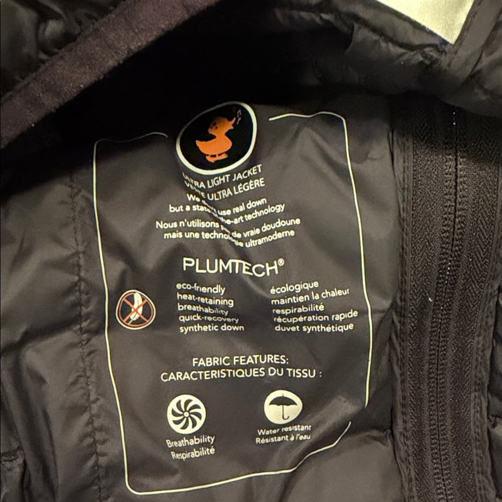 Save The Duck Boys Black Puffer Jacket Size 12
