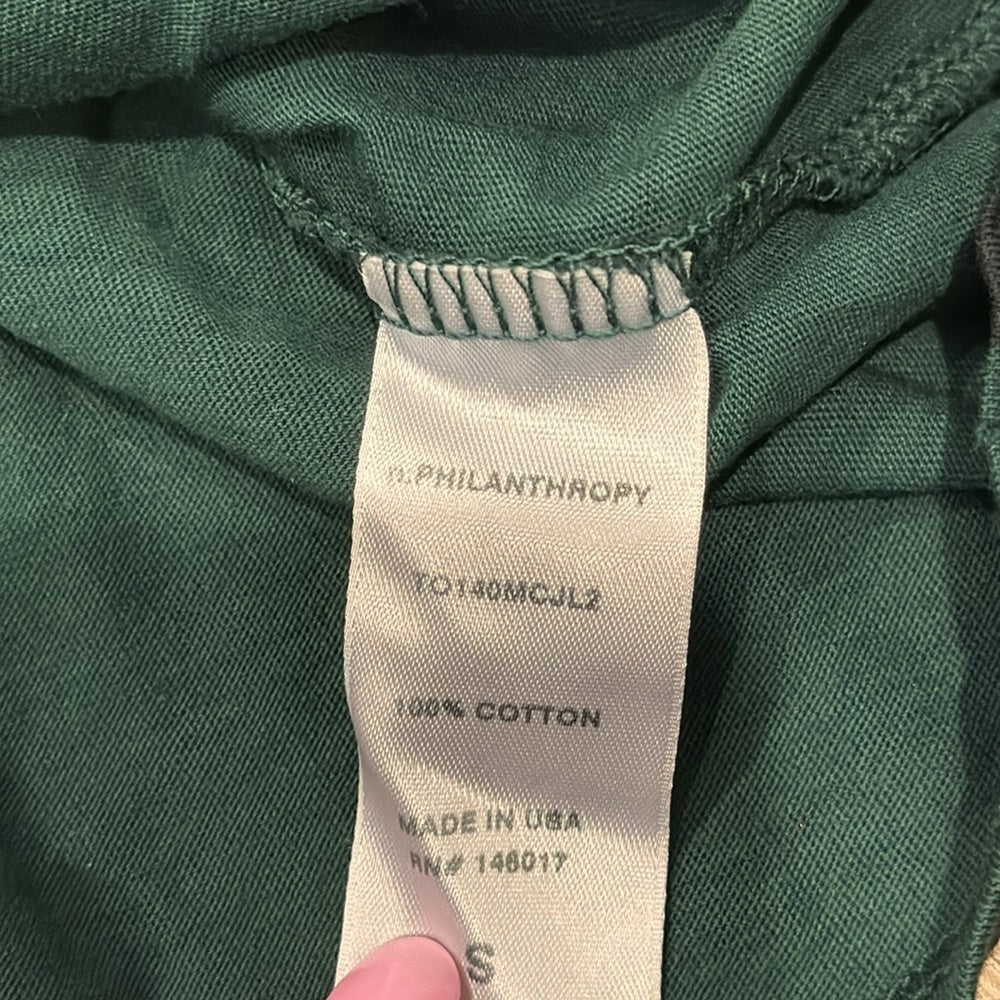 NWT N:Philanthropy Women’s Tshirt Green and Black Size Small