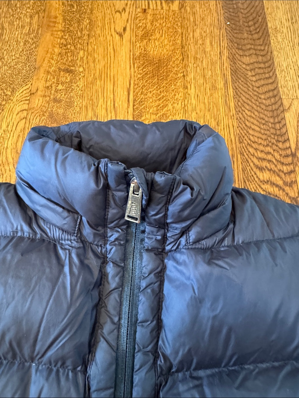 Girls' Add Navy Puffer Belted Coat - Kids Jacket Size XXS/10Y
