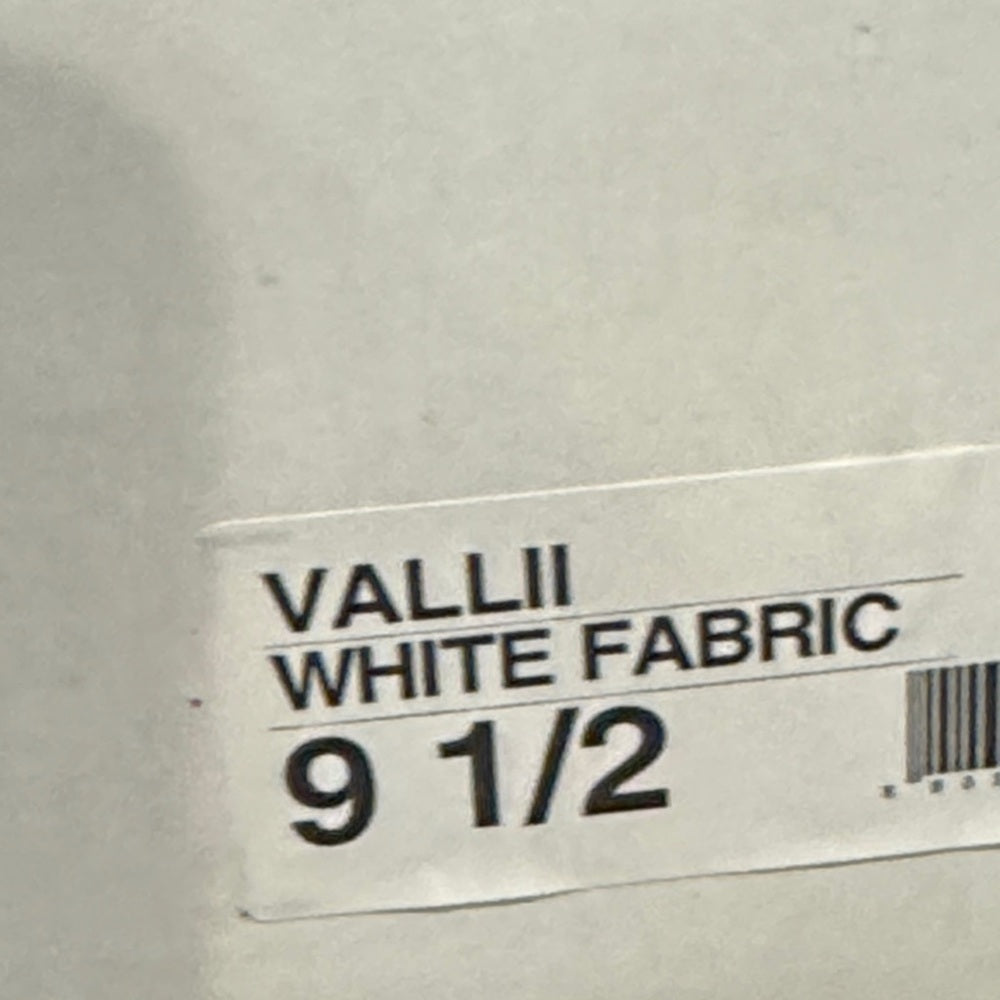 NWT Steve Madden Vallii White Espadrille Wedge Sandals Size 9.5