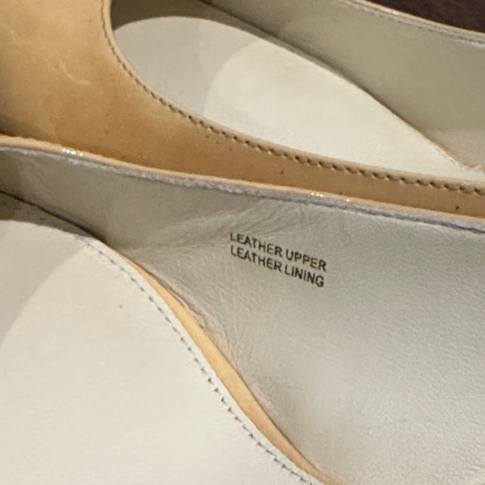 NWT Via Spiga Women's Tan/Yellow Slingback Heels Size 9.5