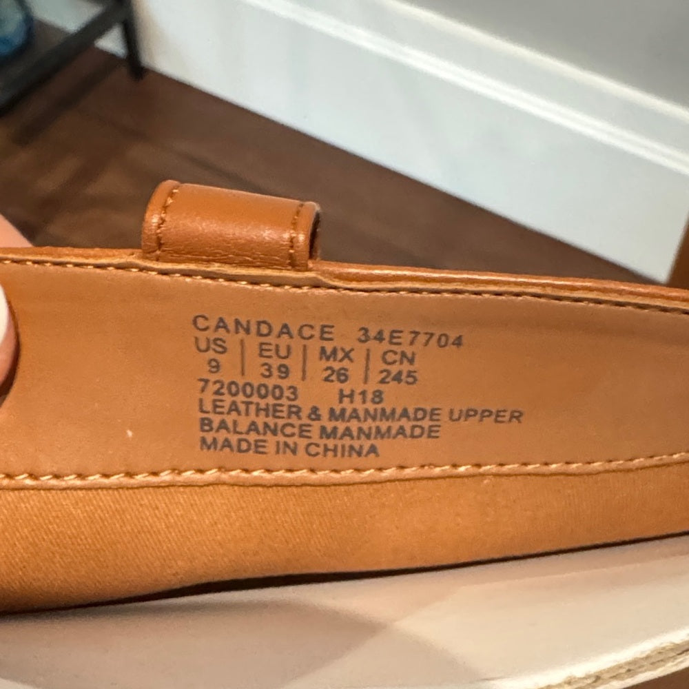 NWOT Calvin Klein Candace Tan Knee-High Suede and Leather Women's Boots Size 9