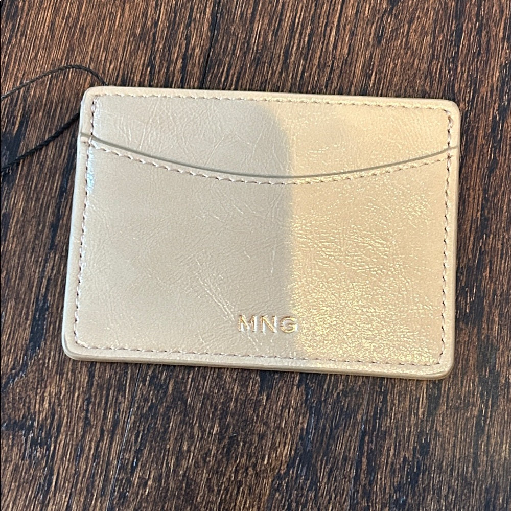 MANGO Beige Card Holder Wallet