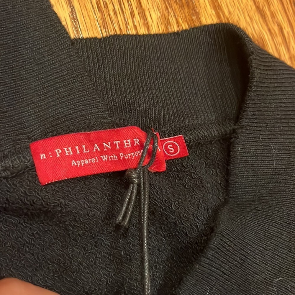NWT n:Philanthropy Woman’s Black Sweatshirt Size S