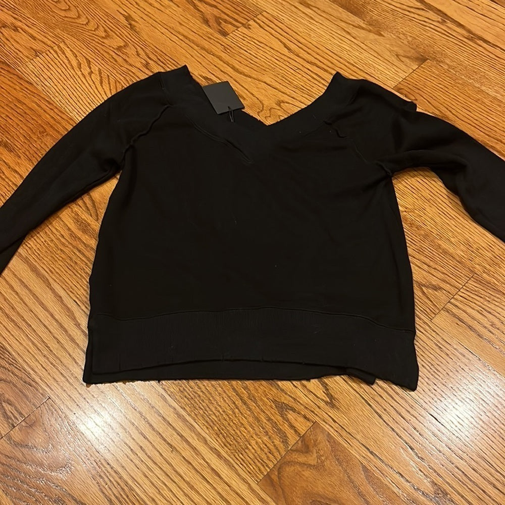 NWT n:Philanthropy Woman’s Black Sweatshirt Size S