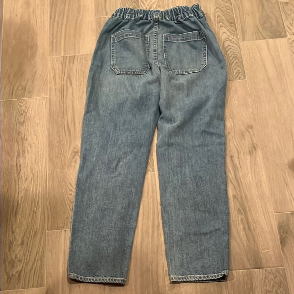 Veronica Beard Women’s Arya Straight High Rise Blue Jeans Size: 24