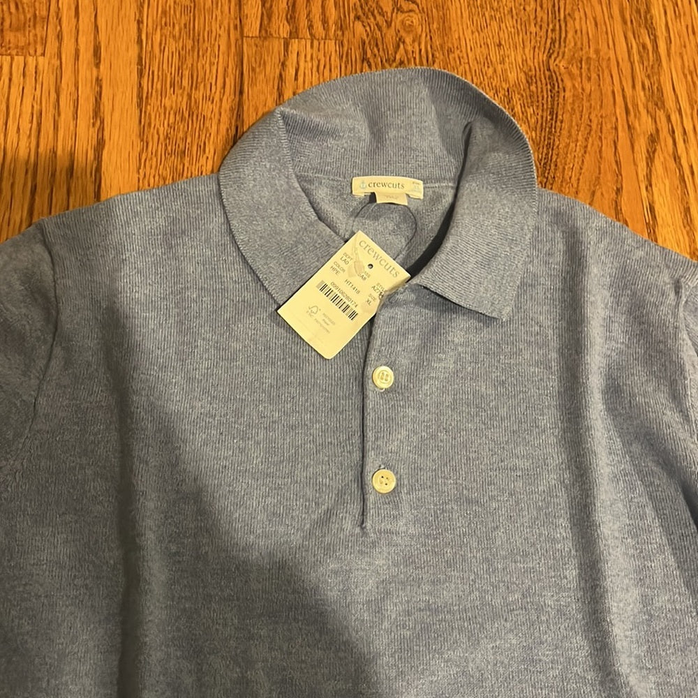 NWT Crewcuts Boy’s Blue Sweater Size XL