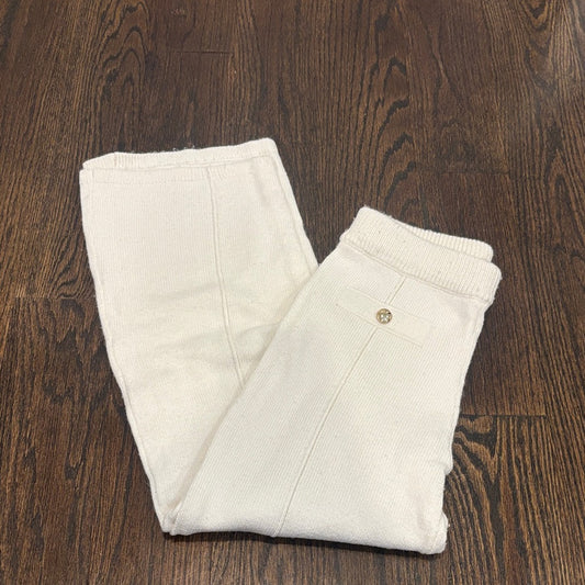 Abercrombie Kids Cream Knit Sweatpants Size 9/10