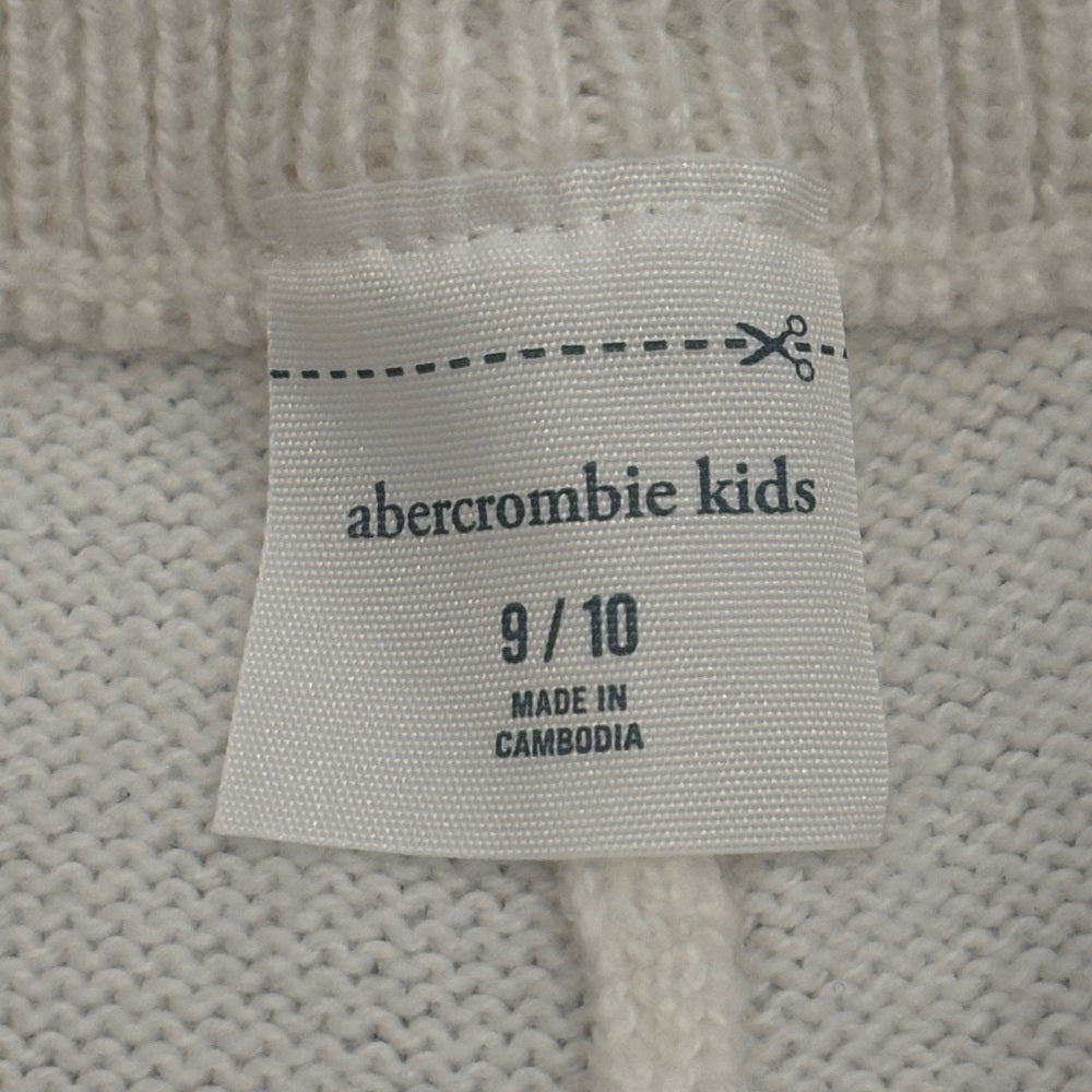 Abercrombie Kids Cream Knit Sweatpants Size 9/10