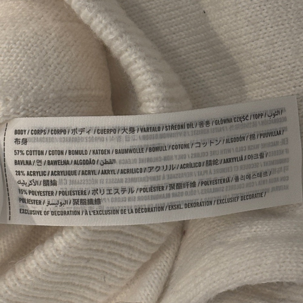 Abercrombie Kids Cream Knit Sweatpants Size 9/10