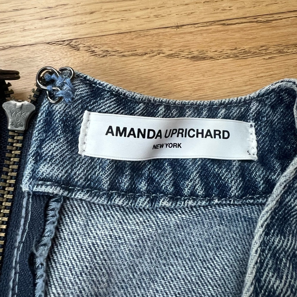 Amanda Uprichard Women's Blue Denim Dress Size S