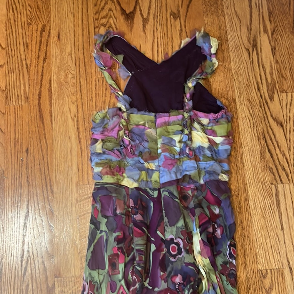 Georges Levesque Woman’s Colorful Printed Mazi Dress Size S