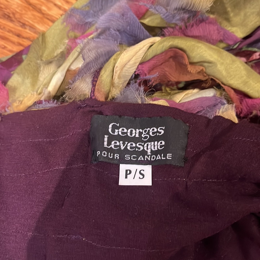 Georges Levesque Woman’s Colorful Printed Mazi Dress Size S