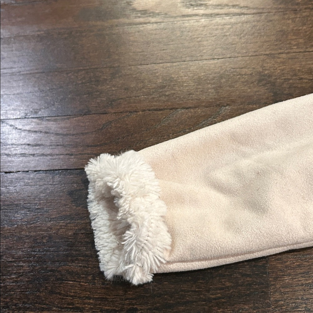 Jean Bourget Girls Cream and Brown Jacket Size 2T