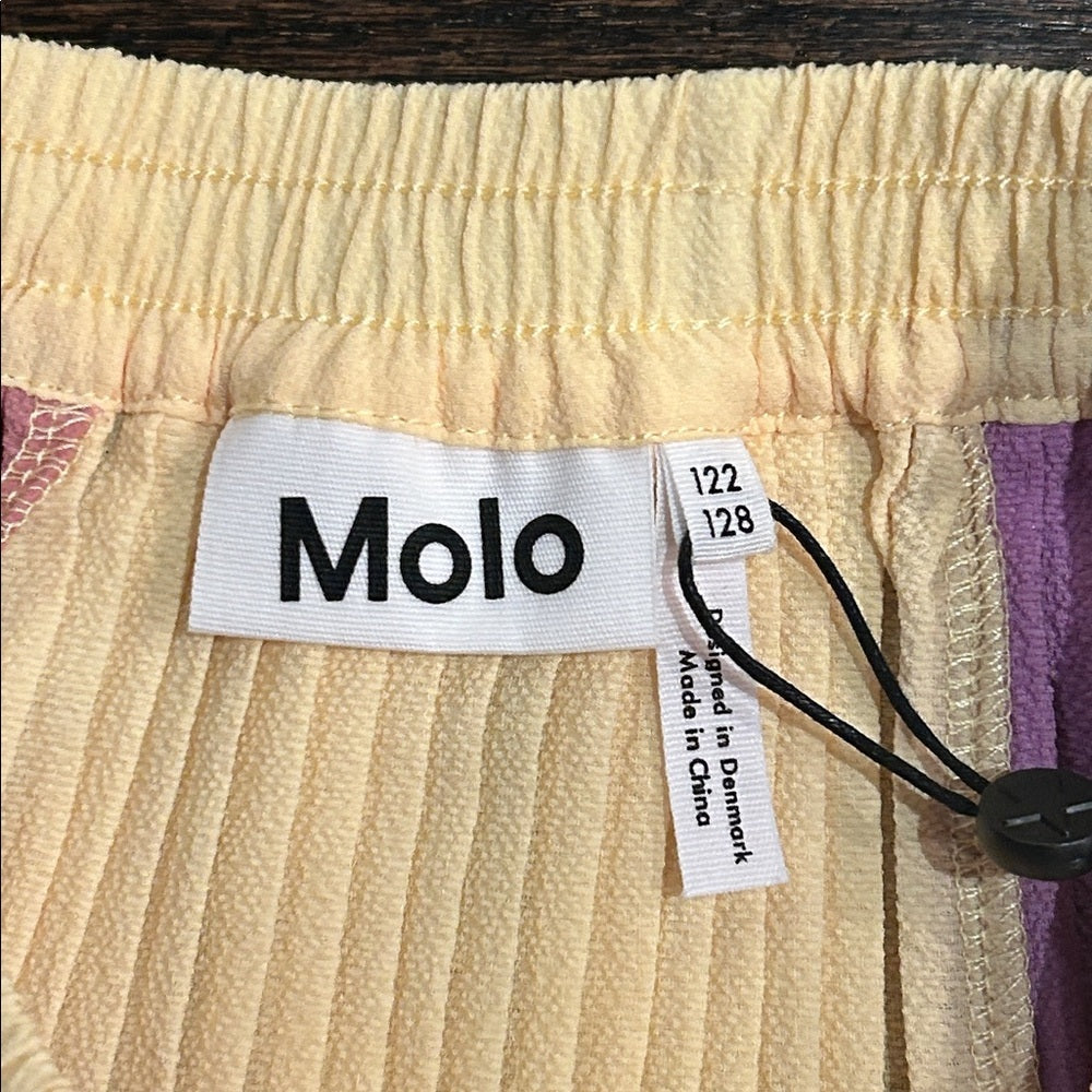 NWT Molo Girls Colorful Pleated A-Line Skirt Size 2T