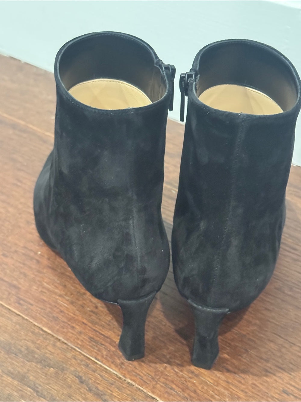 Christian Louboutin Condora 85 Black Suede Bootie Size 38/8