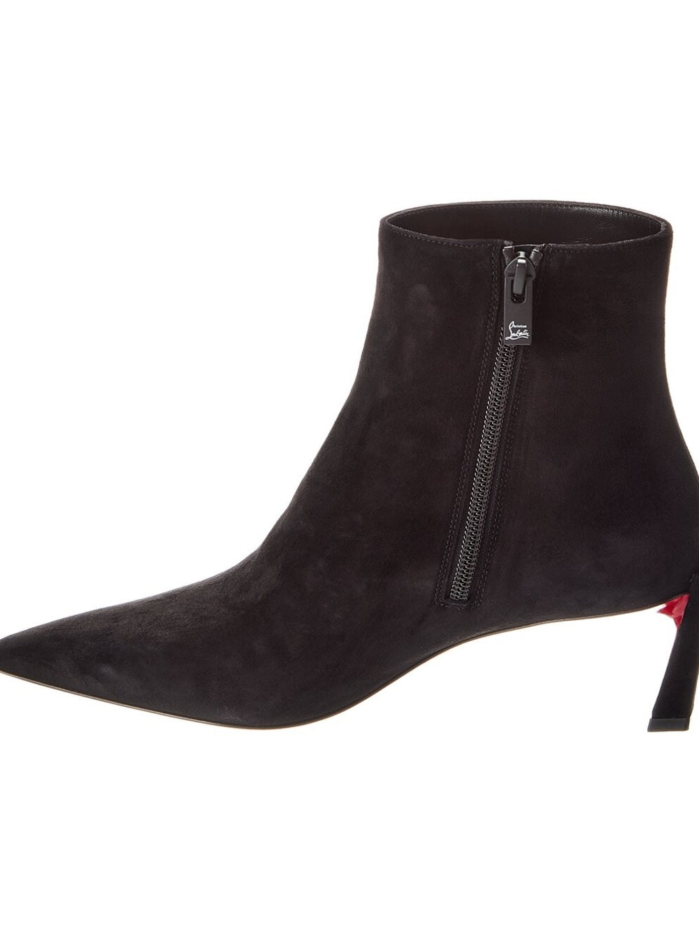 Christian Louboutin Condora 85 Black Suede Bootie Size 38/8