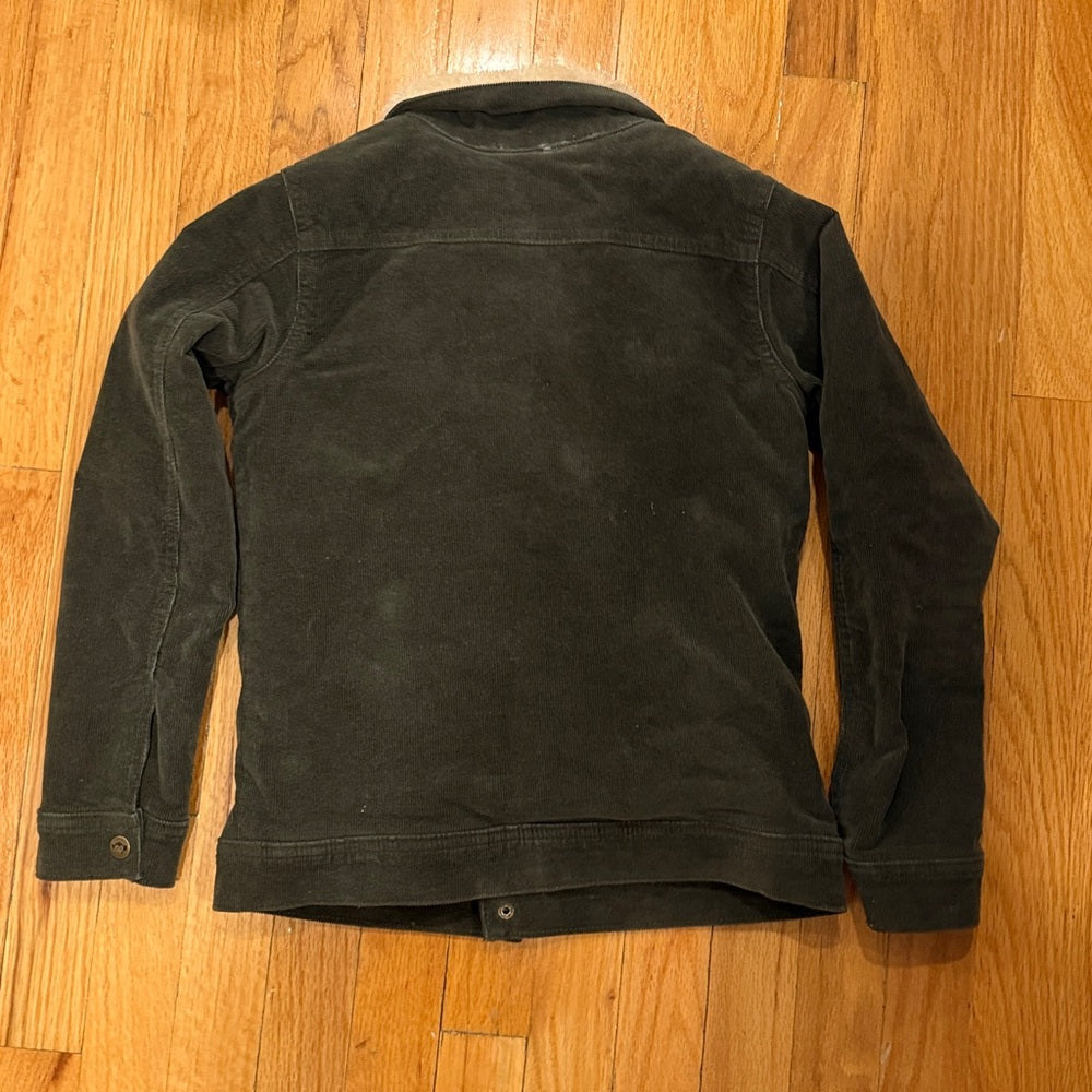 Appaman Kids Dark Green Jacket With Fur Size 8