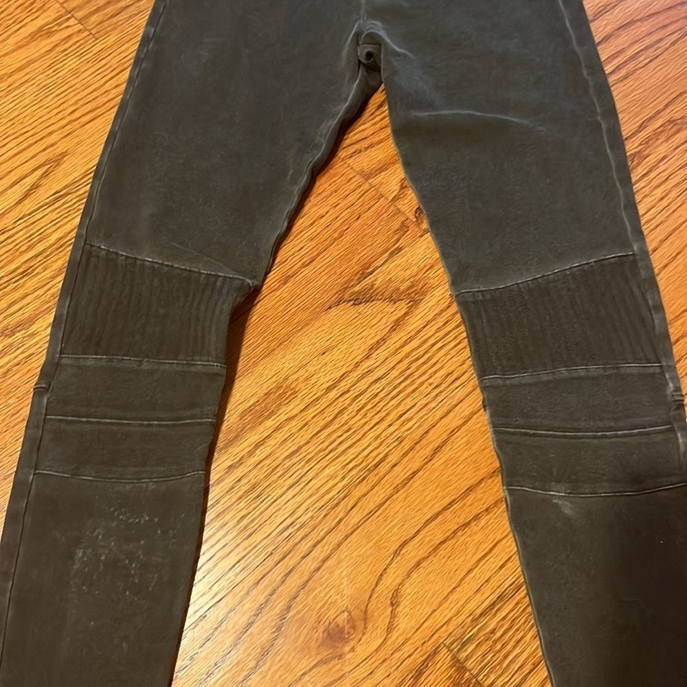 NWT David Lerner Woman’s Black Stitched Moro Leggings Size S