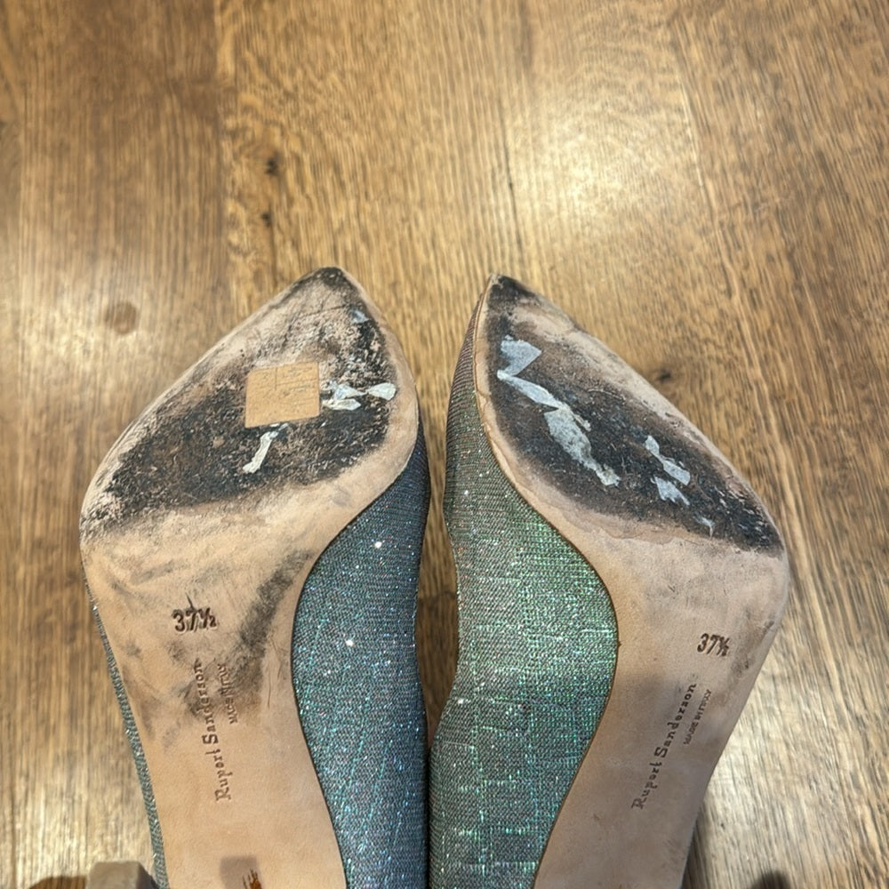 Rupert Sanderson Women’s Heels Pink and Green Size 37 1/2