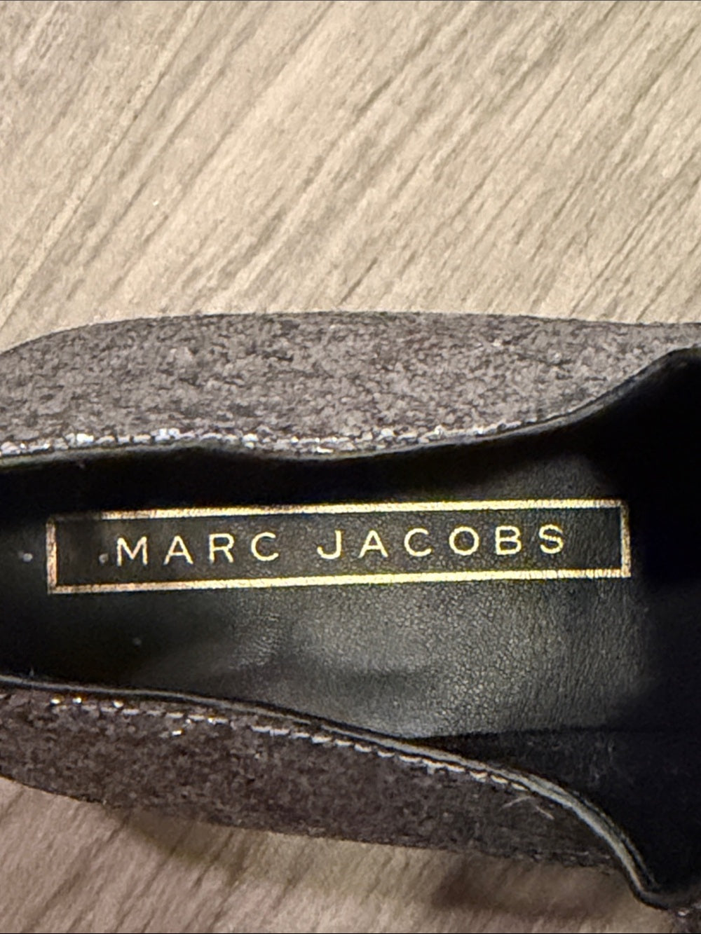 Marc Jacob’s Women’s Glitter Lace-Up Shoes Size 39 1/2