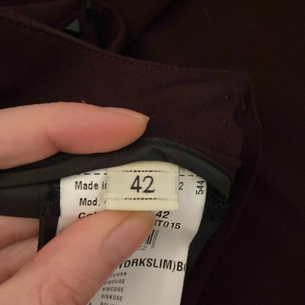 Mason’s Women’s Burgundy Trousers Size 42/6