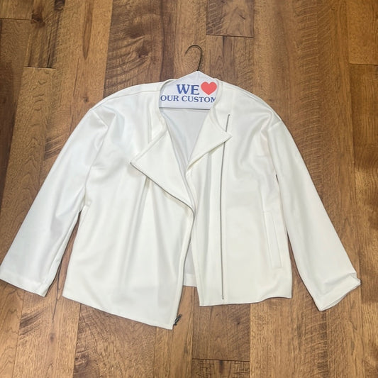 Eileen Fisher Woman’s Cream Jacket Size S